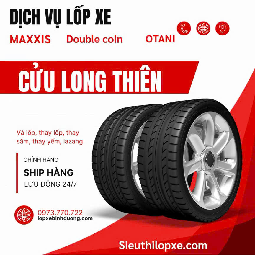 DỊCH VỤ THAY SĂM LỐP XE 24/24 BÌNH DƯƠNG TẠI CỬA HÀNG